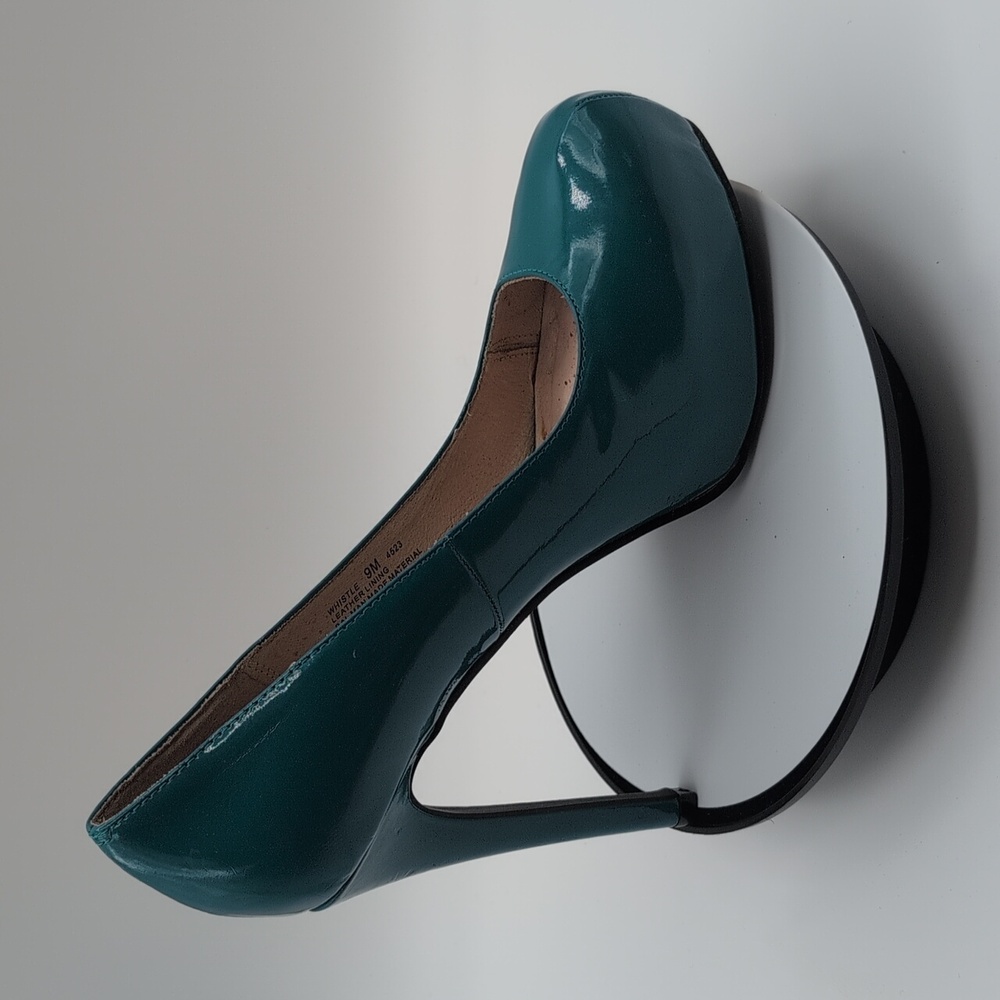 Chinese Laundry| Teal Patent Stiletto Heels